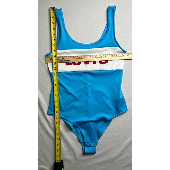 Levi’s Body Suit Red White Blue Color Block Small‎ Logo - Picture 8 of 8